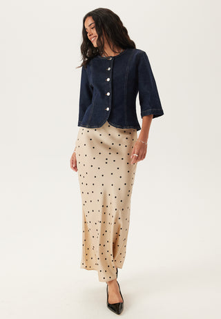 Slfvida-kori 3/4 SHORT DENIM J