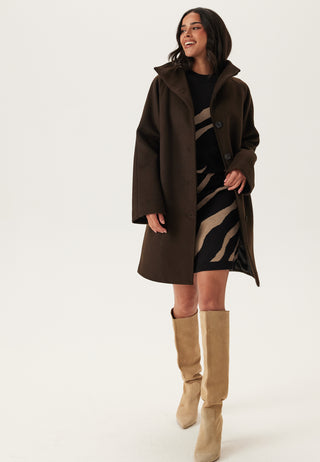 Slfvinni Wool Blend Coat