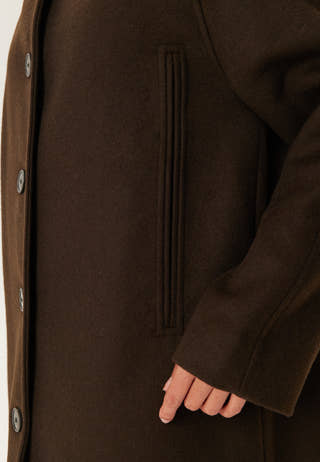 Slfvinni Wool Blend Coat