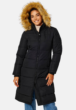 Long Slim Padded Parka