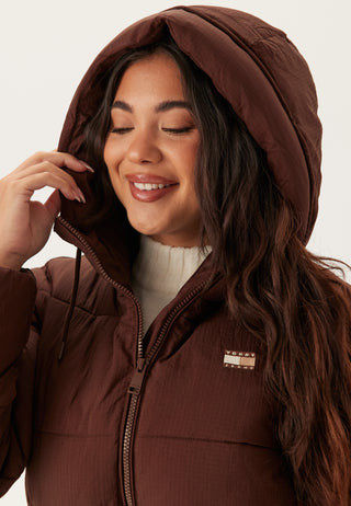 Tjw Hooded Midi Puffer Jacket