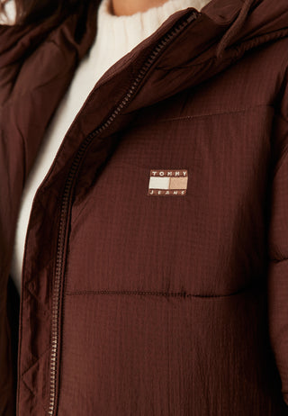 Tjw Hooded Midi Puffer Jacket