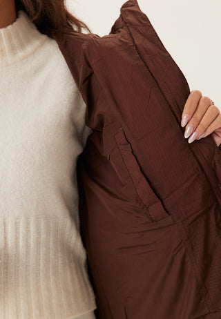 Tjw Hooded Midi Puffer Jacket