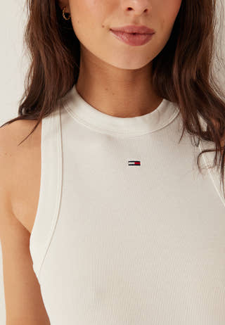 Tjw Rib Poplin Tank Dress Ext