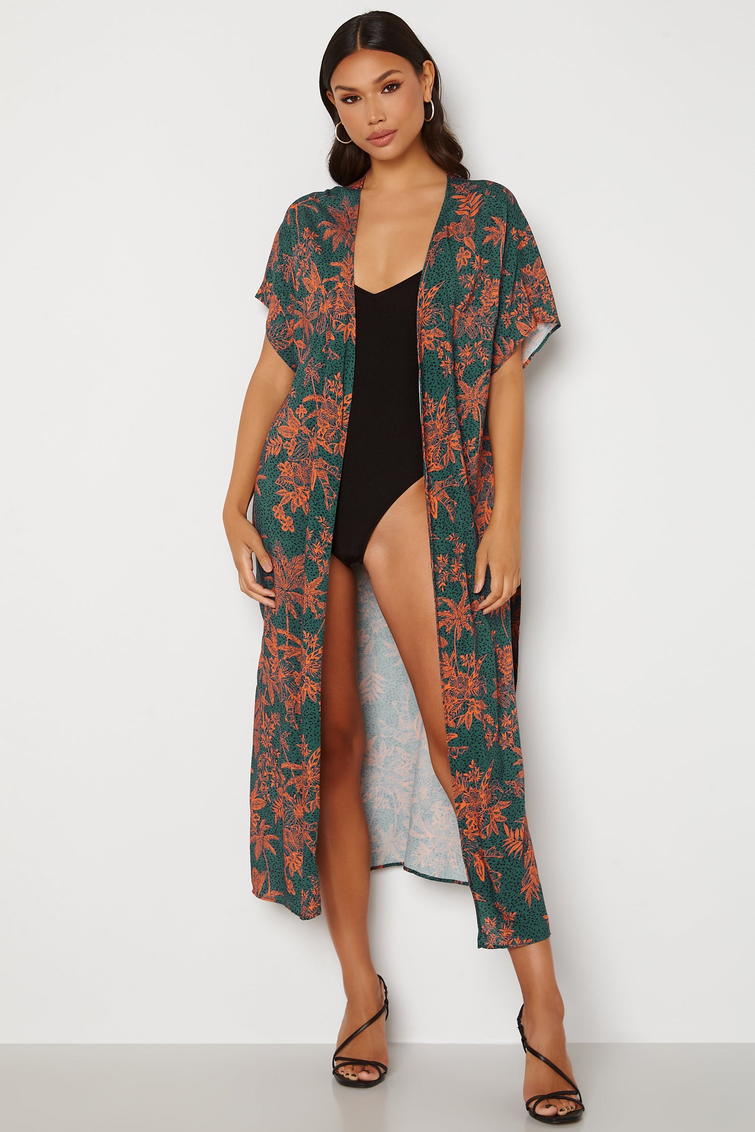 Trendyol – Beach Kaftan – Kimonos & kaftans – Orange