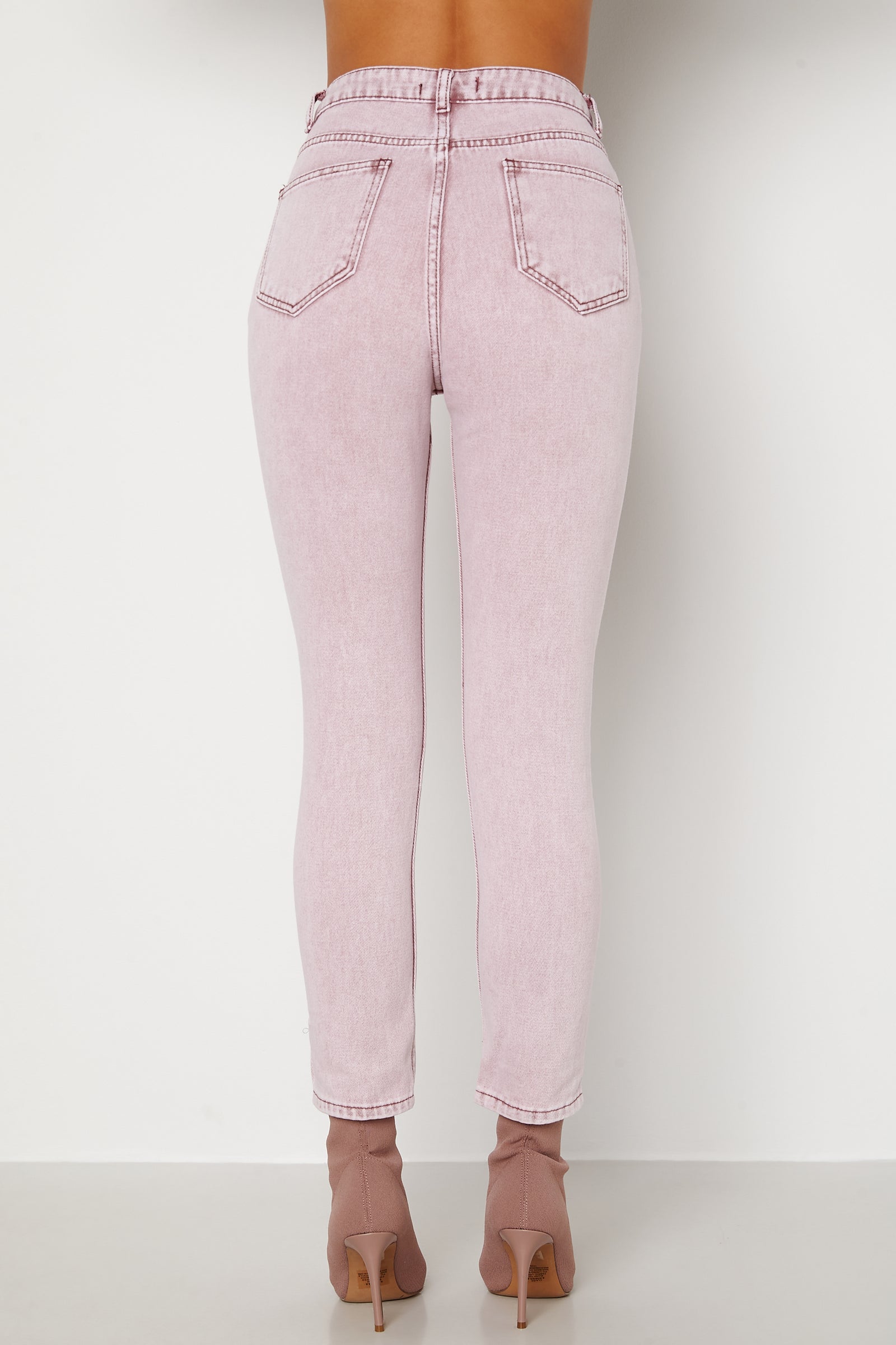 Trendyol – Tova HW Jeans – Cropped jeans – Pink