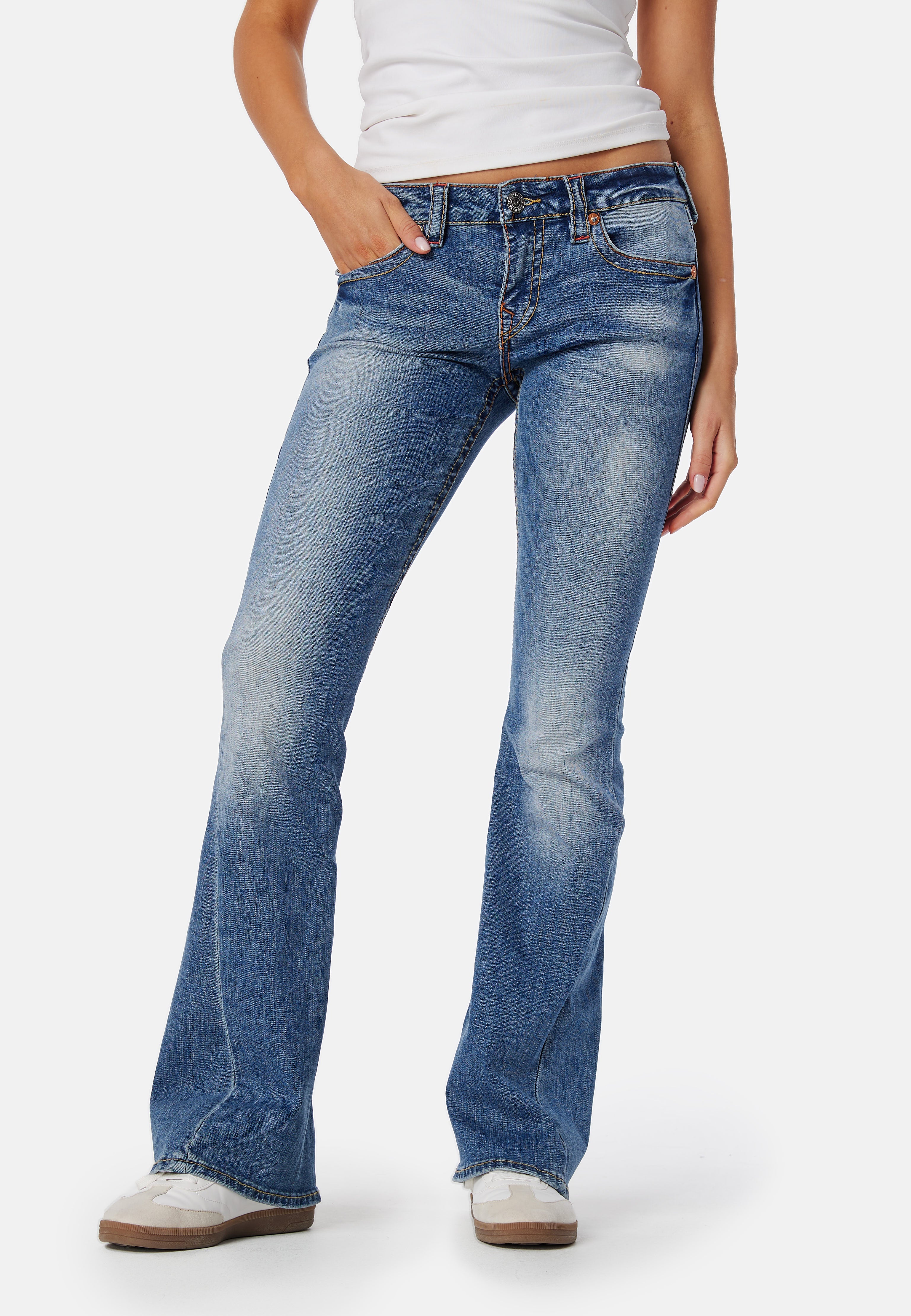 True religion – Rainbow Pkt Joey Lr Flare Big – Bootcut jeans – Blue