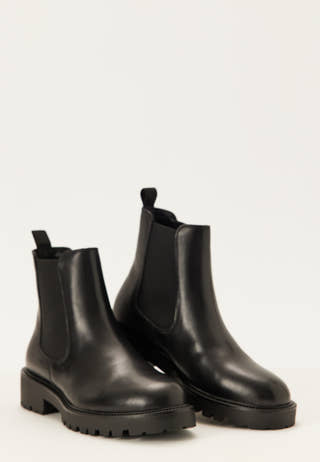 Kenova Chunky Leather Boots