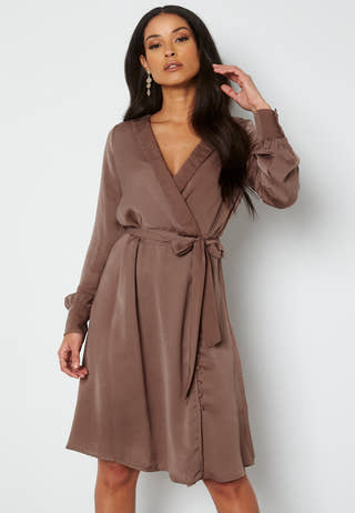 Abby L/S Button Dress