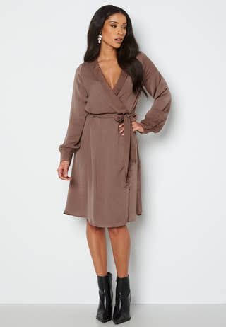 Abby L/S Button Dress