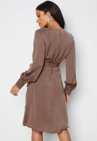 Abby L/S Button Dress