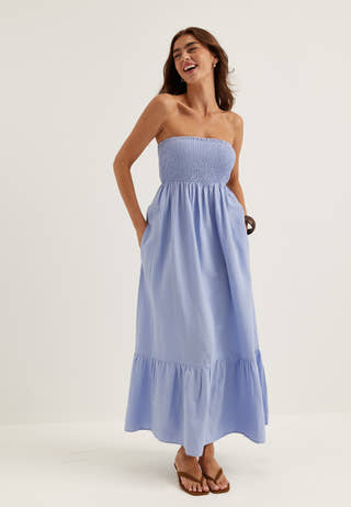 Awalisa Bandeau Ankle Dress Noos