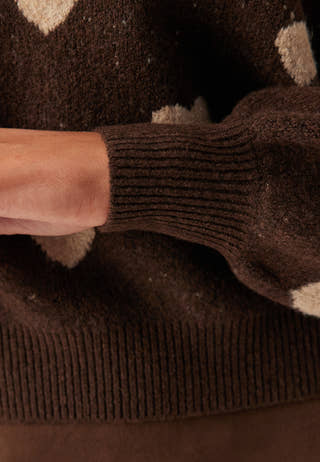 Awheart Ls O-neck Knit