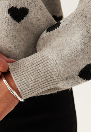 Awheart Ls O-neck Knit