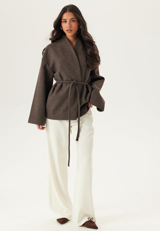 Awsijina Ls V-neck Short Jacket