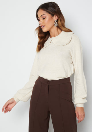 Doffy LS Collar Blouse Ga Boo B-15 Birch Melange