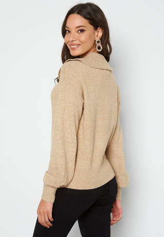 Doffy LS Collar Blouse Ga Boo B-15 Birch Melange