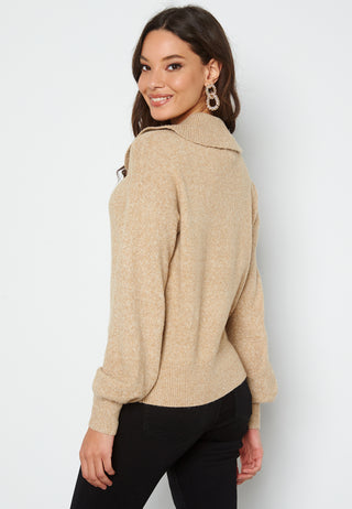 Doffy LS Collar Blouse Ga Boo B-15 Birch Melange