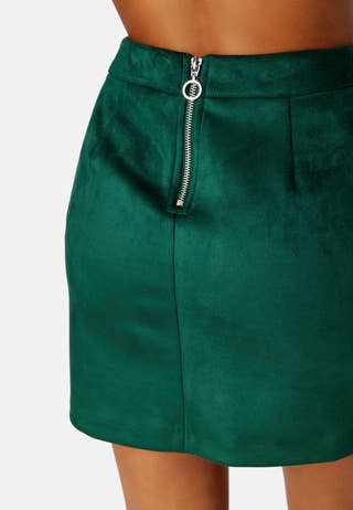 Donna Dina Faux Suede Short Skirt