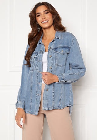 Emery Ls Oversize Denim Shirt
