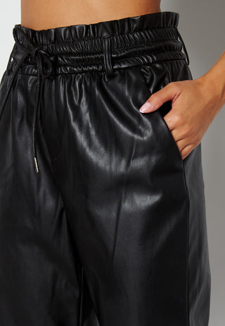 Eva HR Elastic Paperbag Ankel Pant