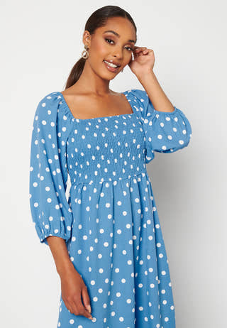 Ginna 3/4 Smock Square Dress