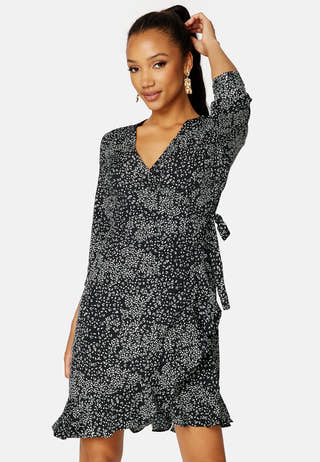 Henna 3/4 Wrap Dress
