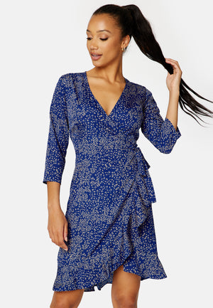 Henna 3/4 Wrap Dress