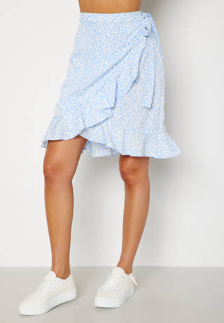 Henna Wrap Short Skirt