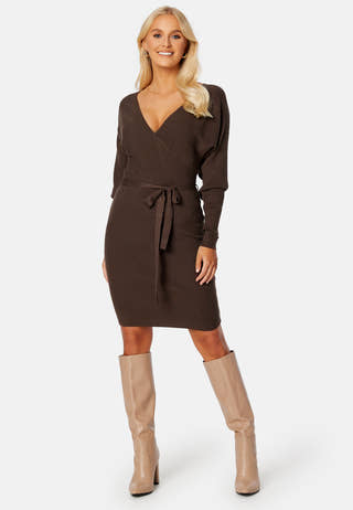 Vmhollyrem LS V-Neck Dress