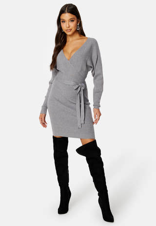 Vmhollyrem LS V-Neck Dress