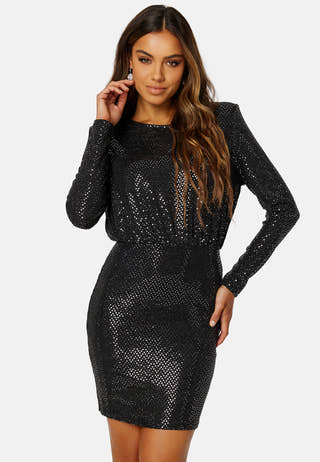 Kalla LS Short Dress