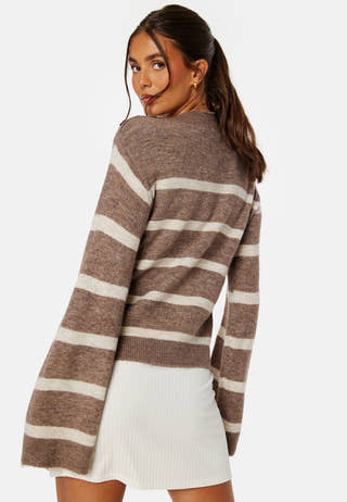 Lefile LS O-neck Button Pullover