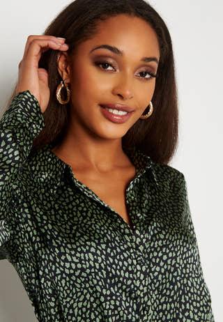 Leona Calf Shirt Dress