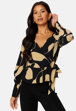 Lydia LS Wrap Top