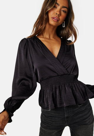Mary L/S Smock Top