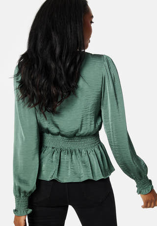 Mary L/S Smock Top