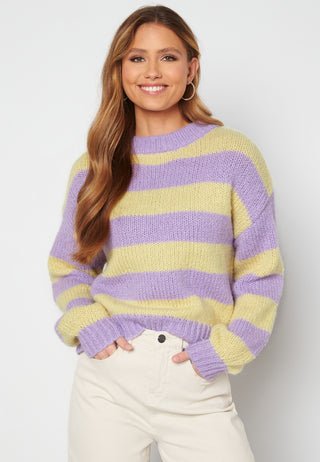 Newwine LS O-Neck Stripe