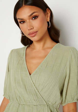 Petrine S/S Wrap Top