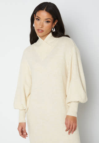 Toka L/S Wrap Neck Dress