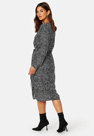 Vica LS Shirt Calf Dress