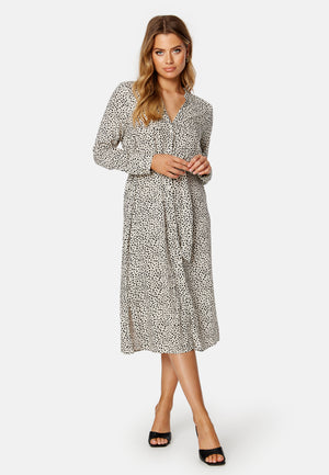Vica LS Shirt Calf Dress