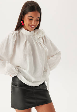 Vmbailey Ls Frill Top Wvn