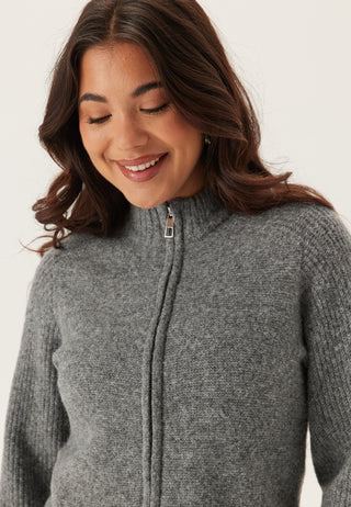 Vmbang Ls High Neck Zip Cardig