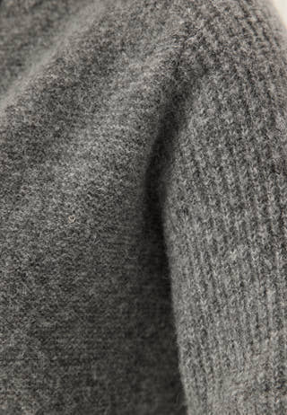 Vmbang Ls High Neck Zip Cardig