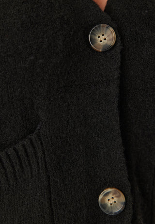 Vmboom Ls V-neck Button Cardig