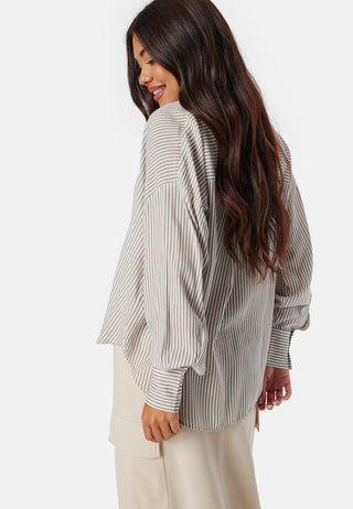 Vmbumpy L/S Oversize Shirt Wvn