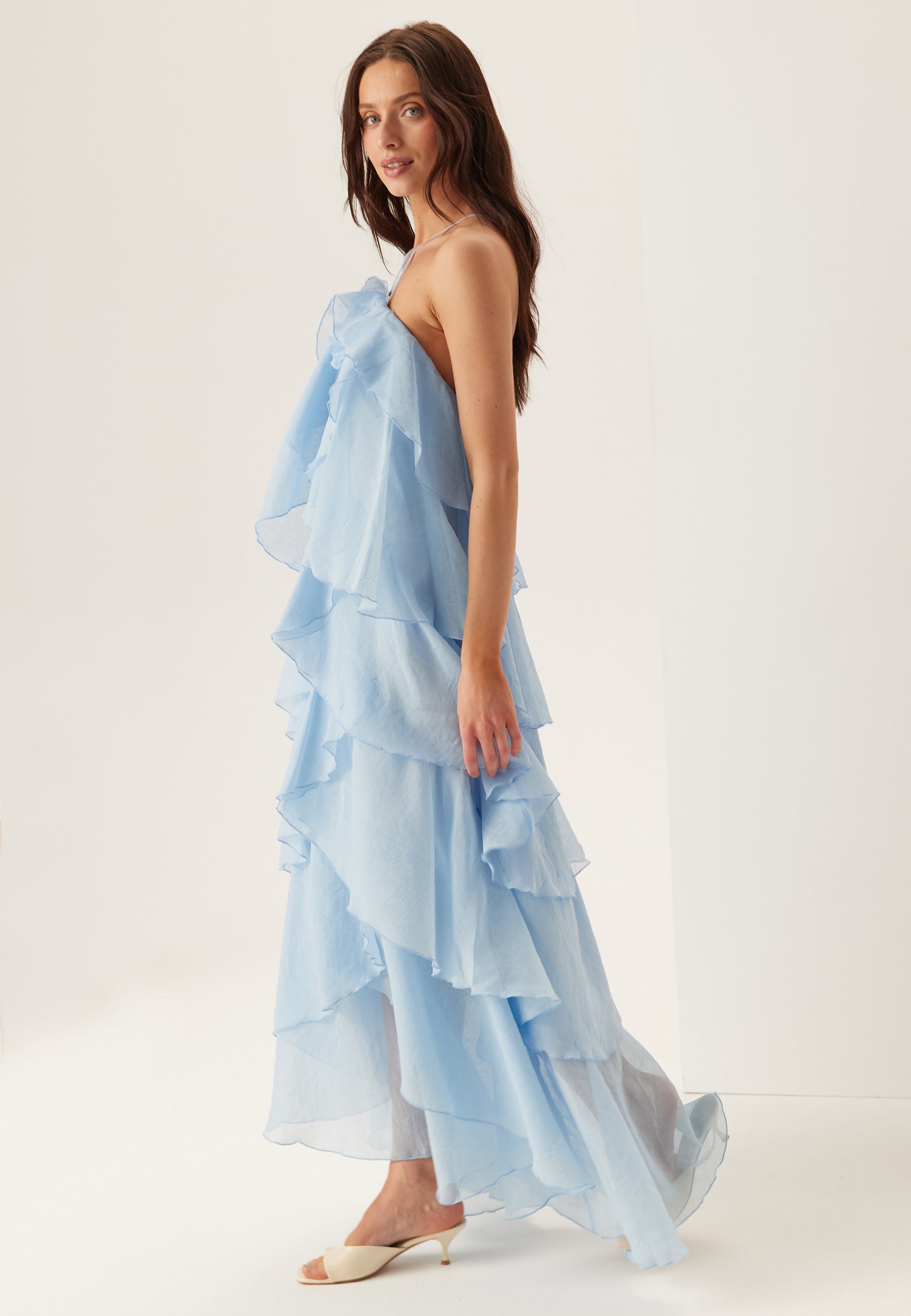 Vmdelilah Sl Halter Ruffle Dress Vmdelilah Sl Halter Ruffle Dress