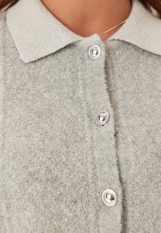 Vmdiana 2/4 POLONECK CARDIGAN