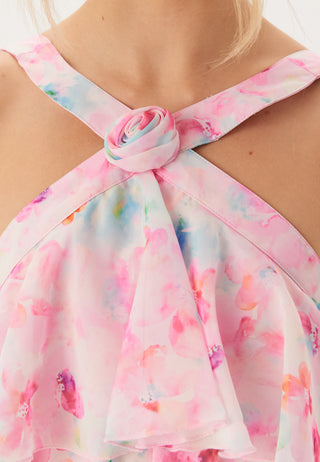 Vmfelicia Sl Ruffle Maxi Dress